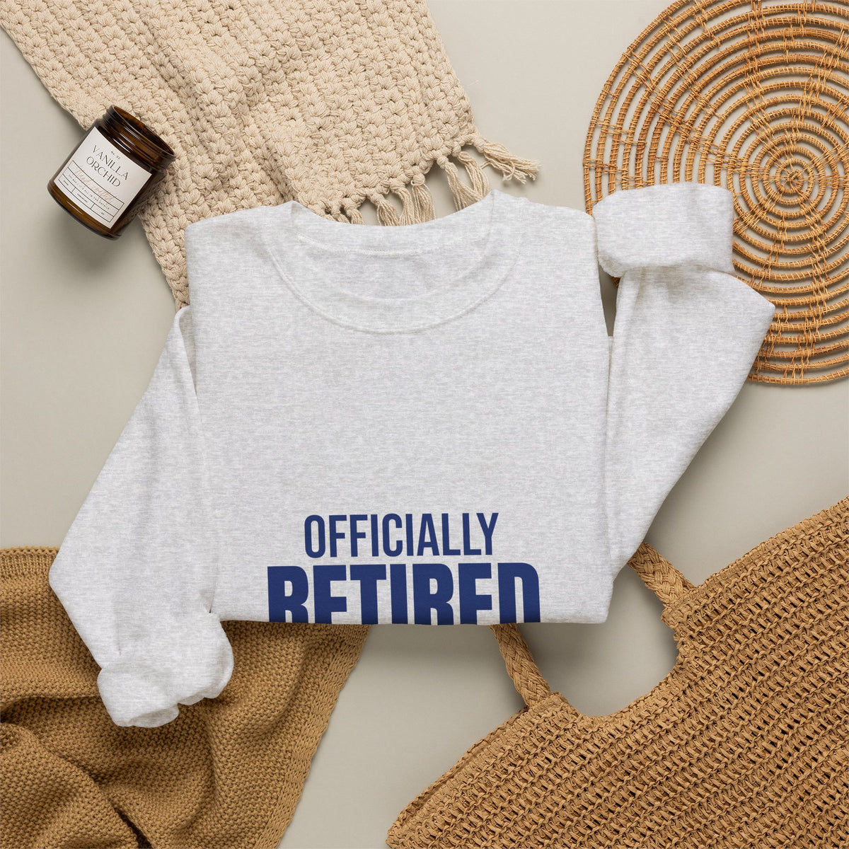 Officially Retired Time to Relax Sweatshirt, Retirement Crewneck, Retirement Gift
