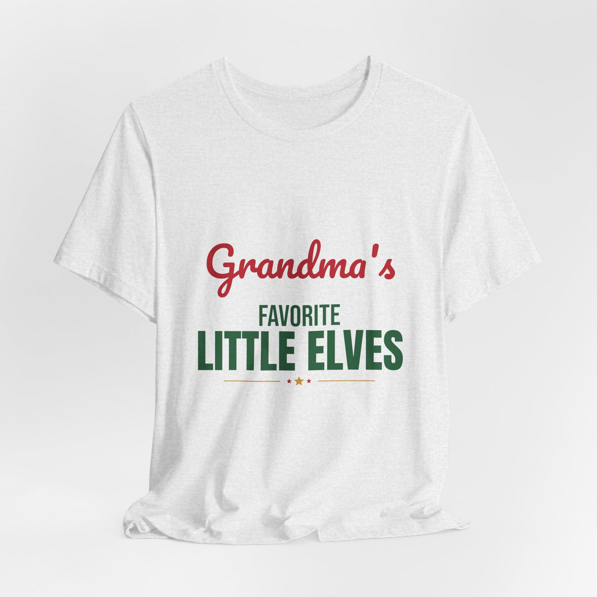 Grandma's Favorite Little Elves Shirt, Grandma Christmas T-Shirt, Nana Holiday Tee