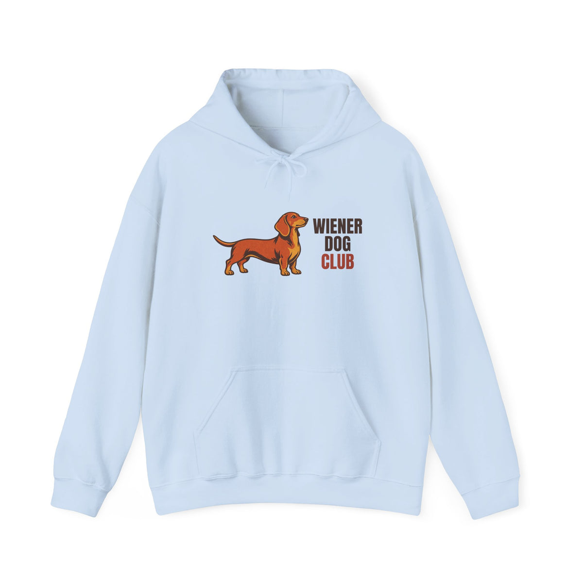 Wiener Dog Club Vintage Dachshund Hoodie, Vintage Dachshund Hoodie