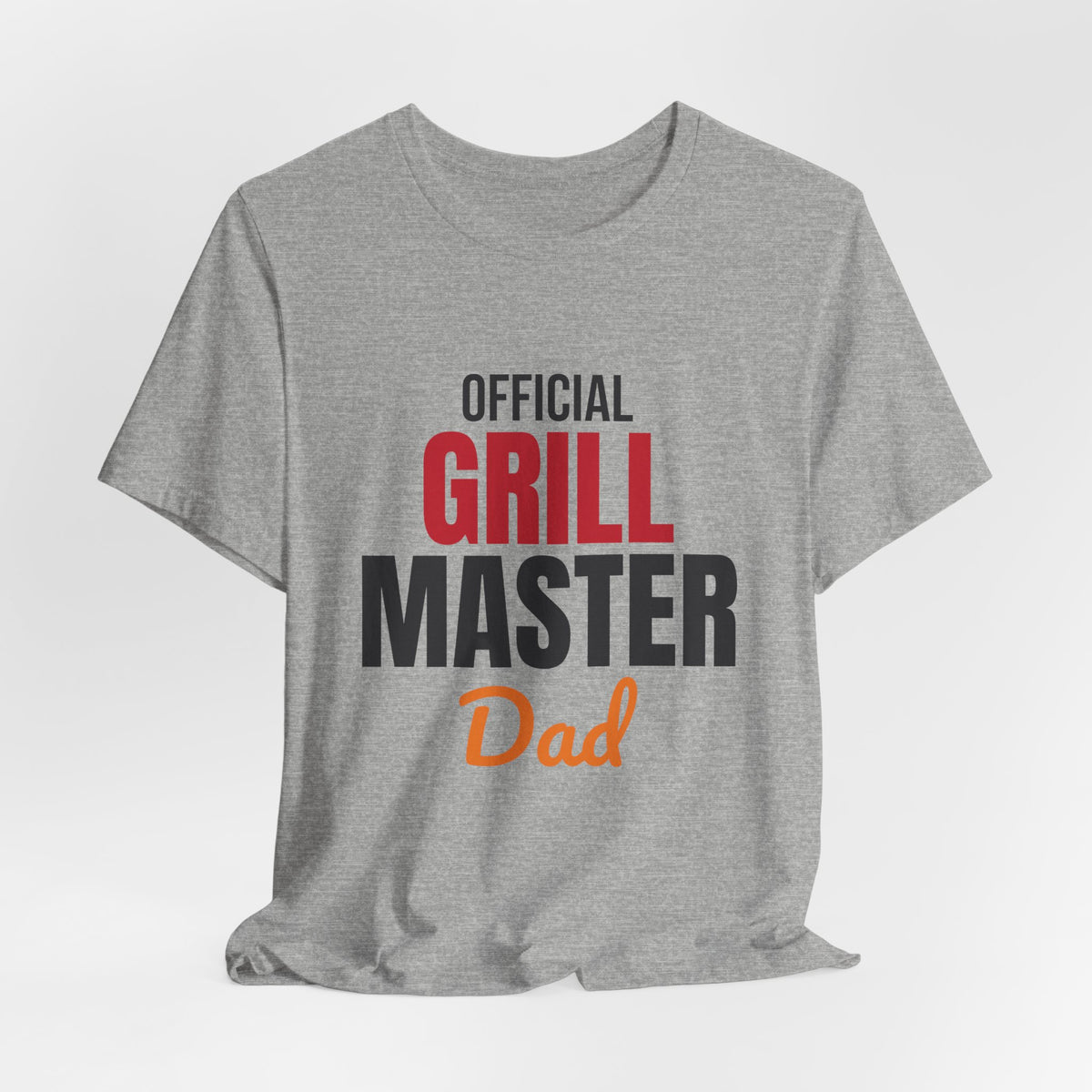 Official Grill Master Dad Shirt, BBQ Dad T-Shirt, Grilling Gift for Dad