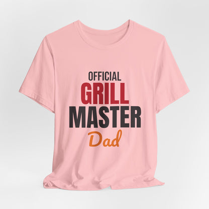 Official Grill Master Dad Shirt, BBQ Dad T-Shirt, Grilling Gift for Dad