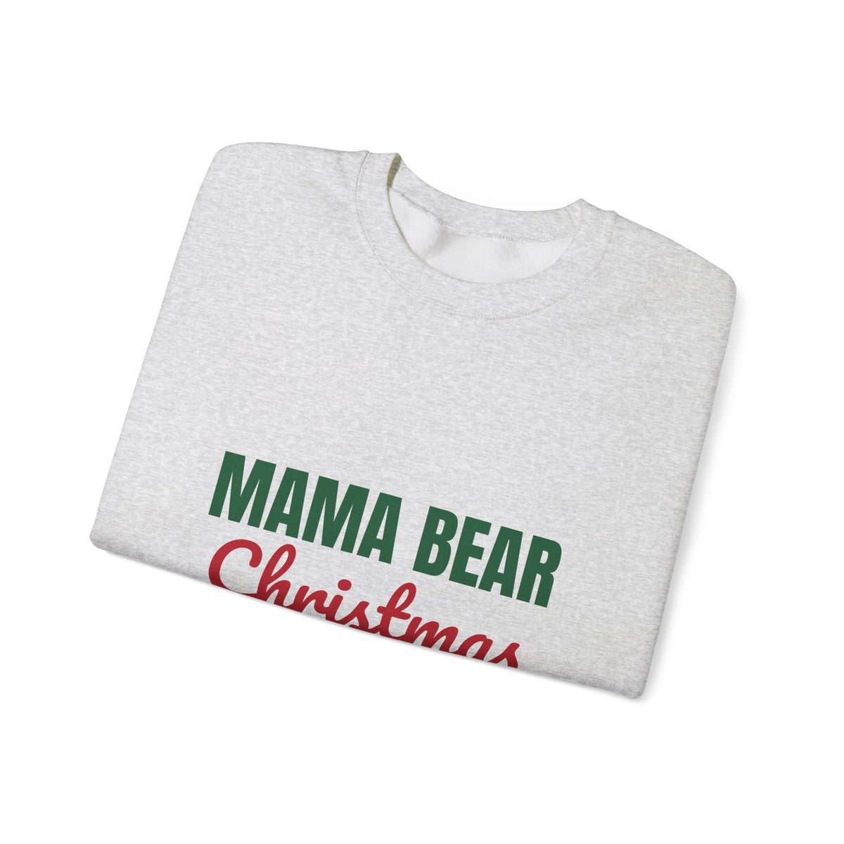 Mama Bear Christmas Sweatshirt, Mom Christmas Crewneck, Gift for Mom