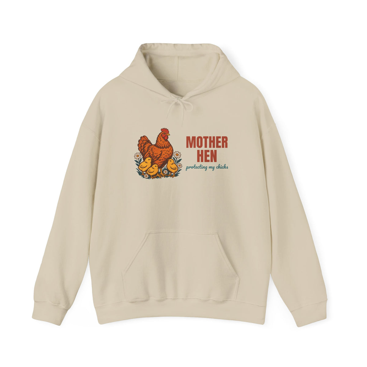 Mother Hen Protecting My Chicks Hoodie, Vintage Mother Hen Hoodie