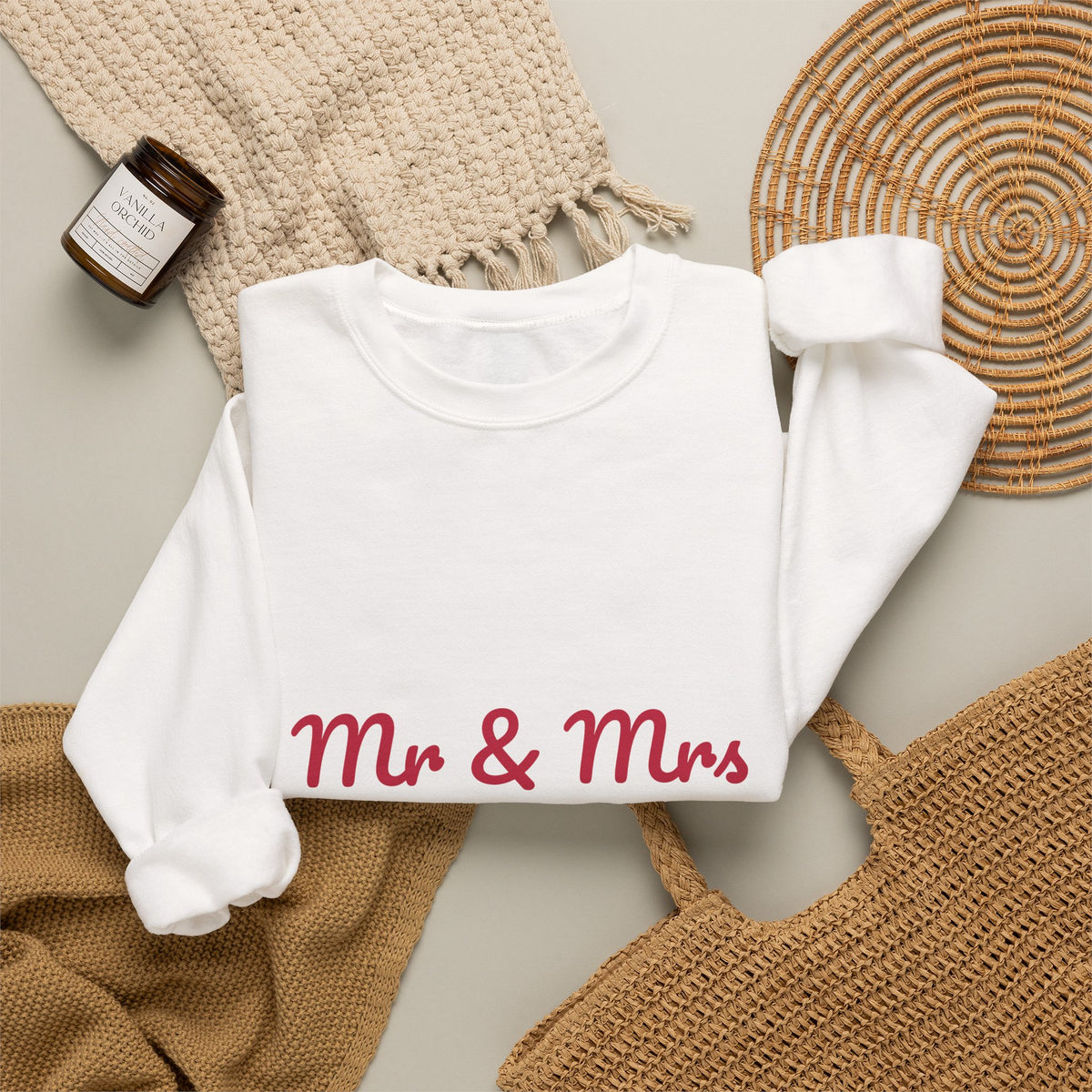 Mr and Mrs Est 2026 Sweatshirt, Wedding Gift Crewneck