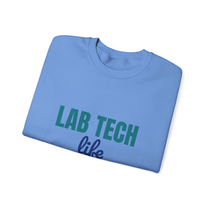 Lab Tech Life Tubes Tests and Too Much Coffee Sweatshirt, Lab Tech Life Crewneck Sweatshirt
