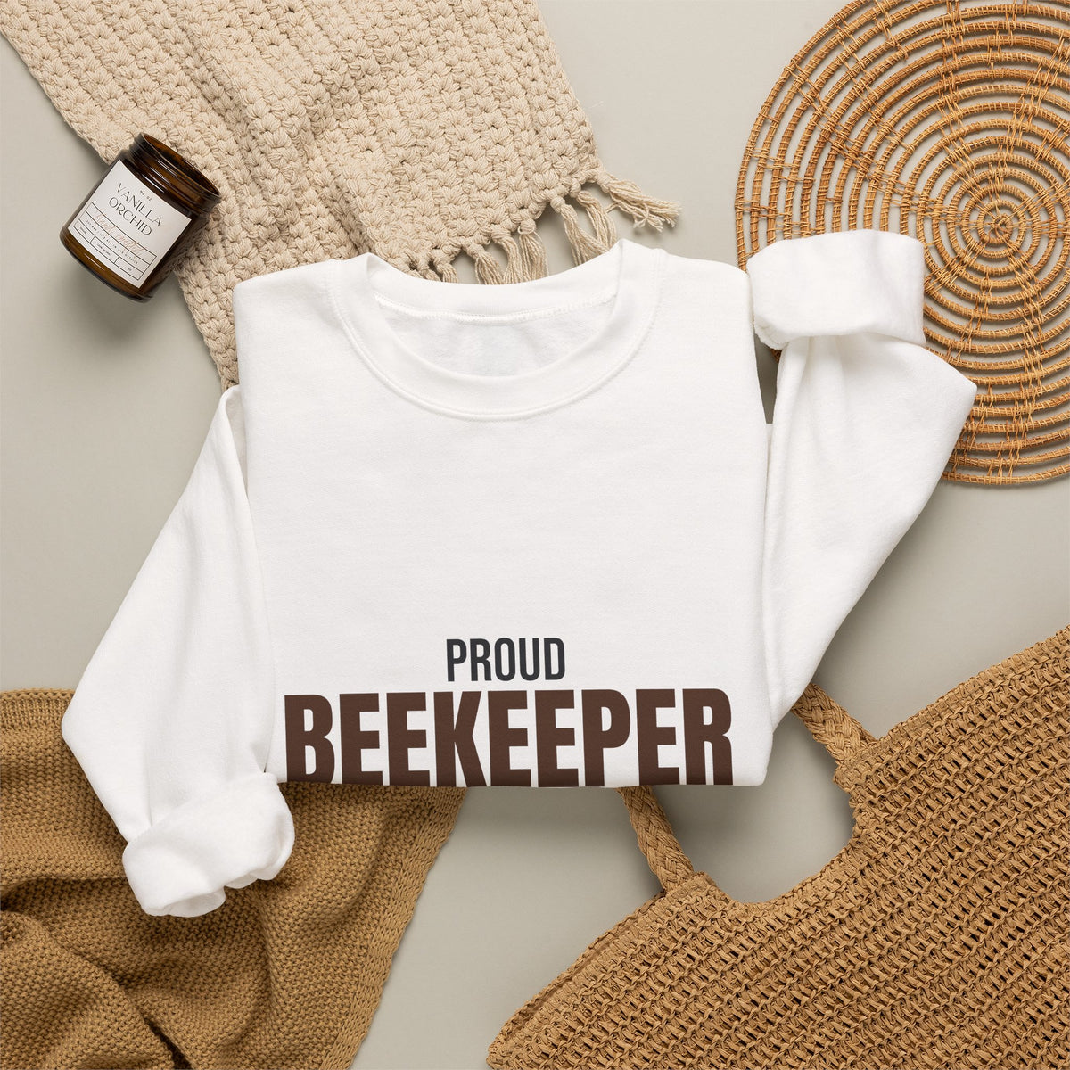 Proud Beekeeper Bee Kind Sweatshirt, Beekeeper Crewneck