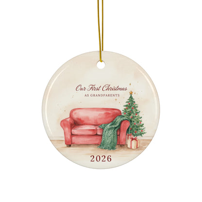 Our First Christmas as Grandparents Ornament 2026