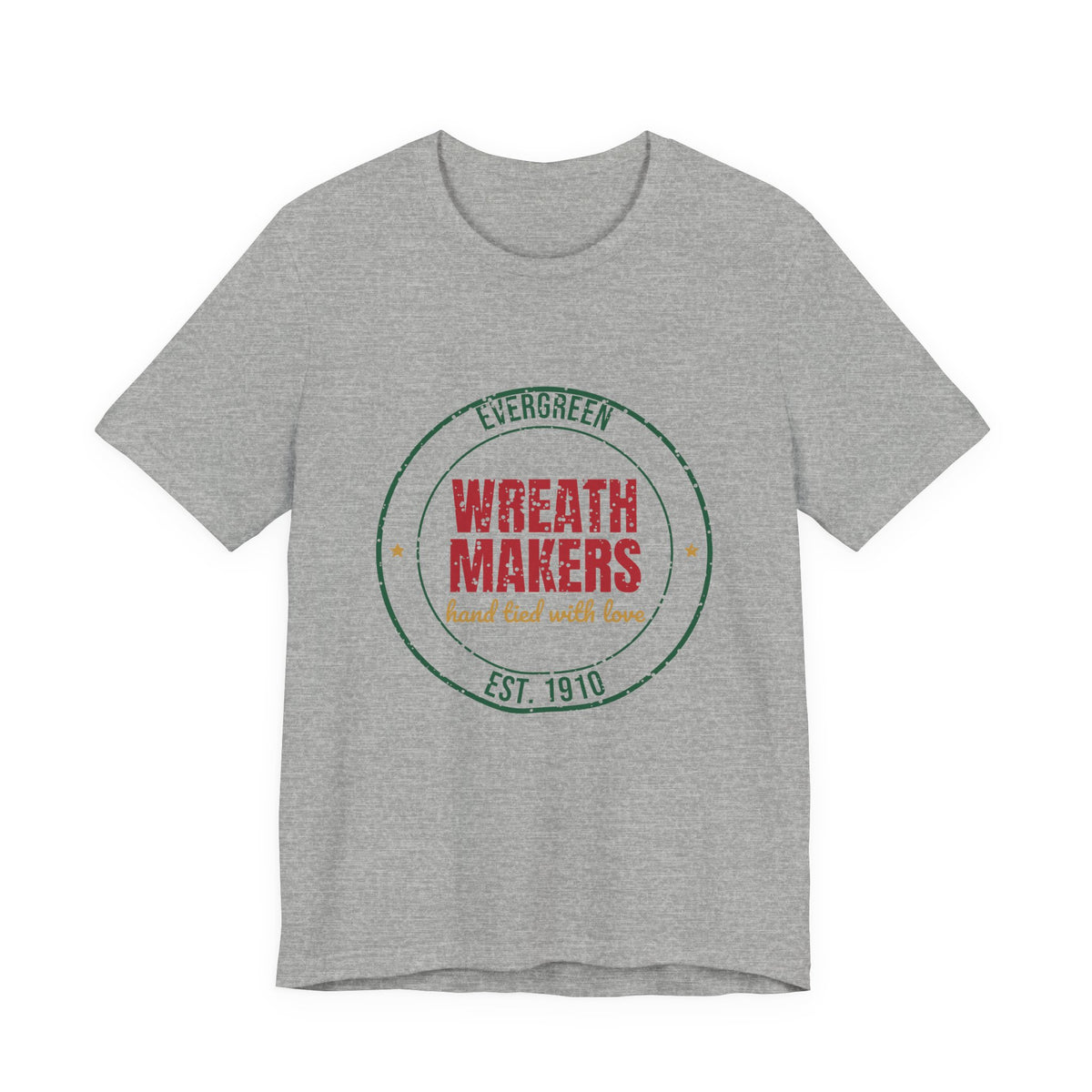 Evergreen Wreath Makers Est. 1910 Shirt, Vintage Christmas T-Shirt, Vintage Christmas Gift