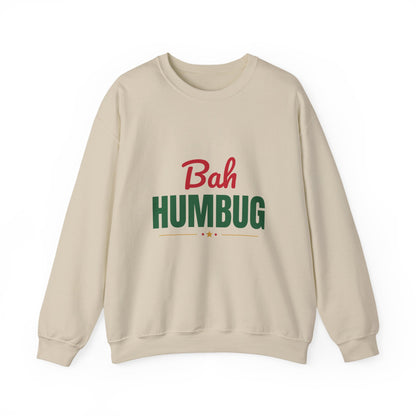 Bah Humbug Sweatshirt, Funny Grumpy Christmas Crewneck