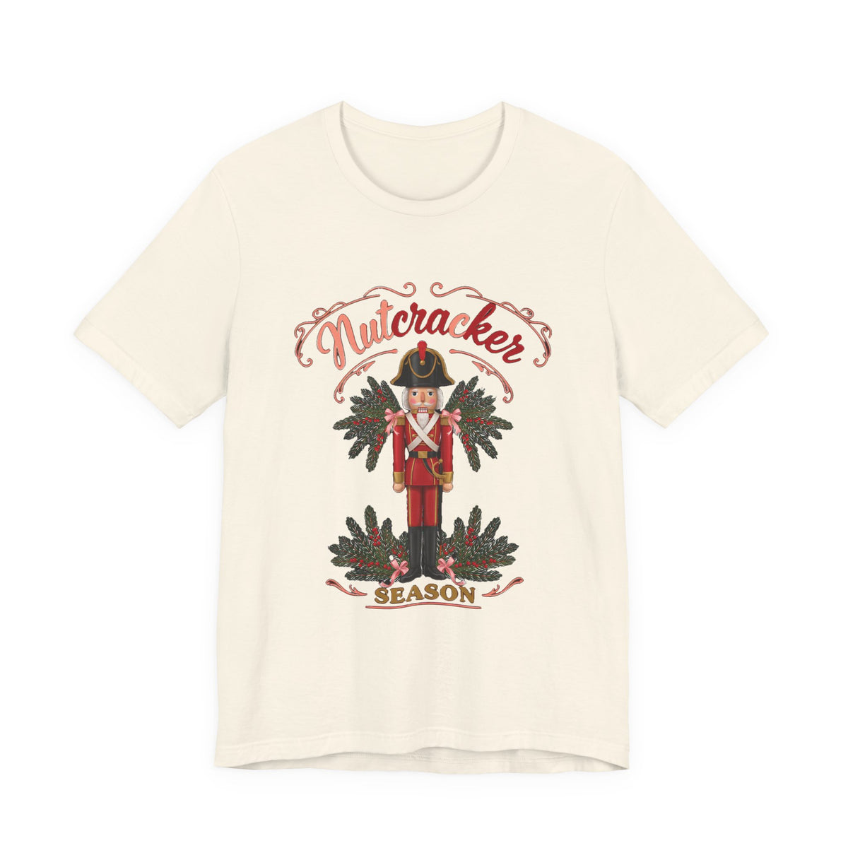 Nutcracker Season Shirt, Vintage Nutcracker T-Shirt, Pink Christmas Tee