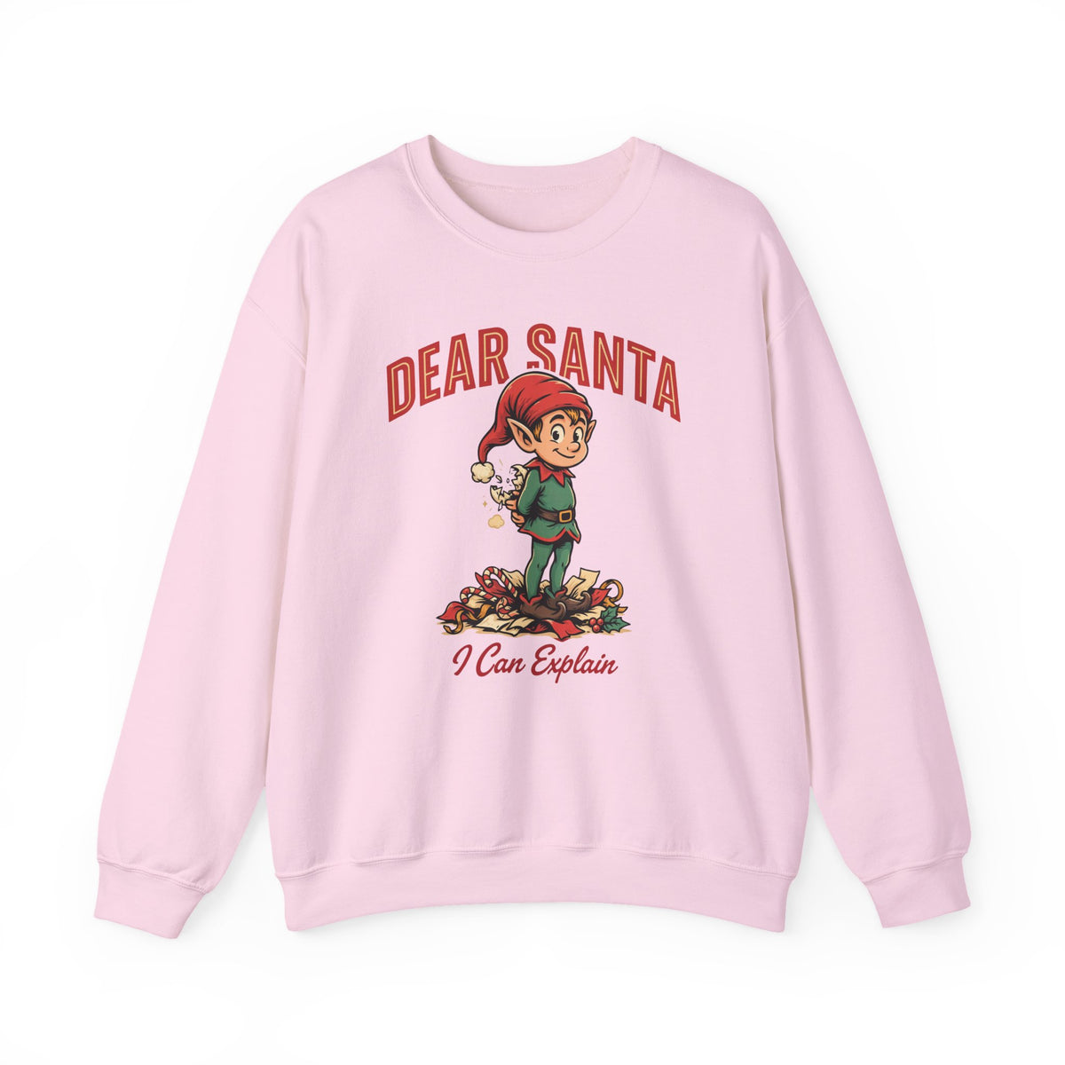 Dear Santa I Can Explain Sweatshirt, Funny Christmas Crewneck