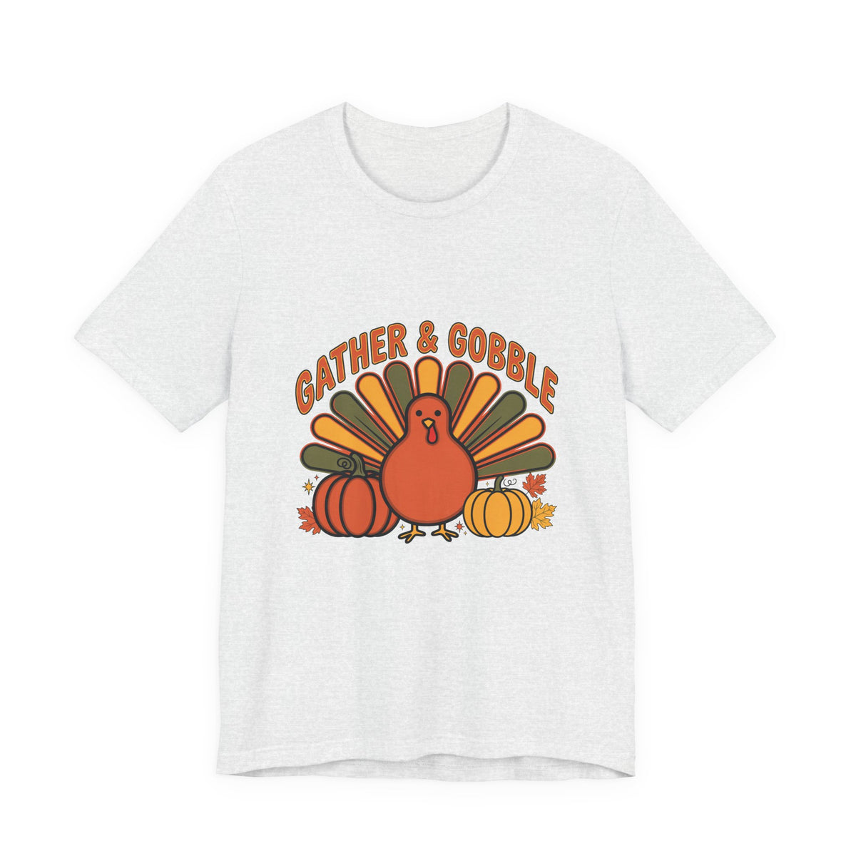 Gather and Gobble Retro Turkey Shirt
