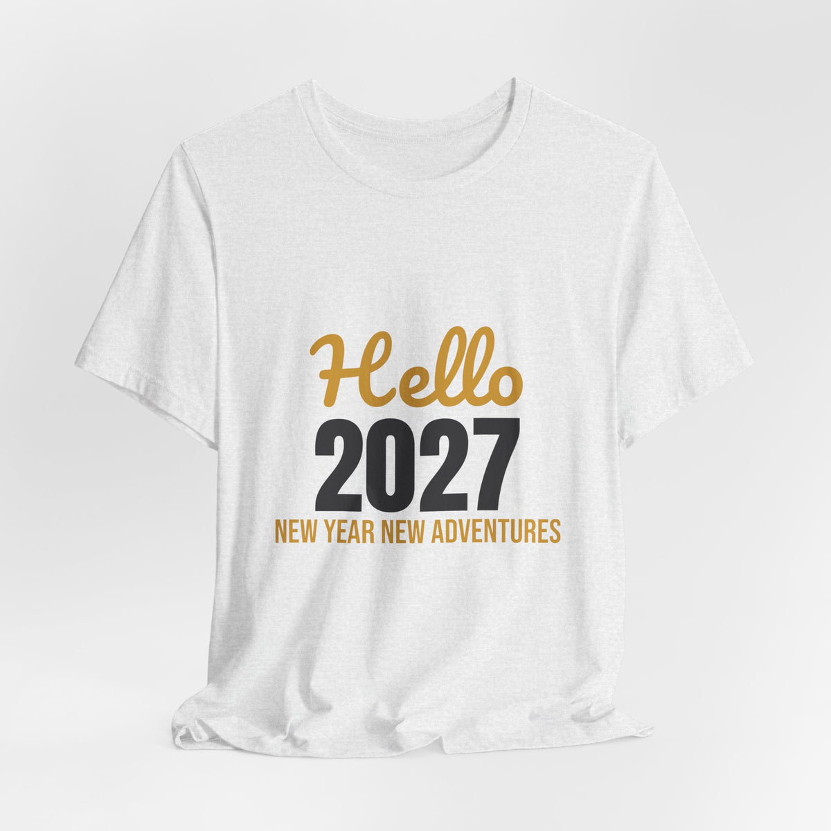 Hello 2027 New Year New Adventures Shirt, New Year T-Shirt, NYE Party Tee