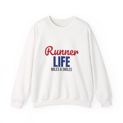 Runner Life Miles and Smiles Sweatshirt