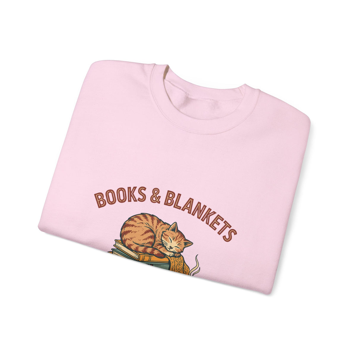 Books and Blankets Sweatshirt, Book Lover Crewneck, Bookish Sweatshirt