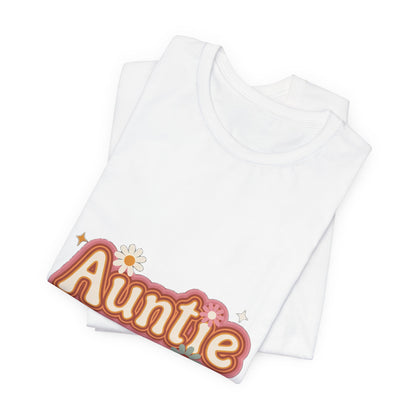 Auntie Est 2026 Shirt, Retro New Aunt T-Shirt, Pregnancy Announcement Gift for Aunt