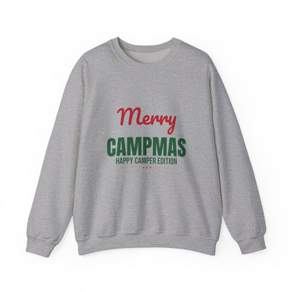 Merry Campmas Sweatshirt, Camping Christmas Crewneck, Camper Gift
