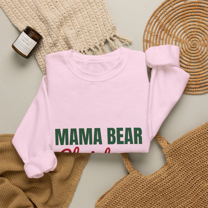 Mama Bear Christmas Sweatshirt, Mom Christmas Crewneck, Gift for Mom