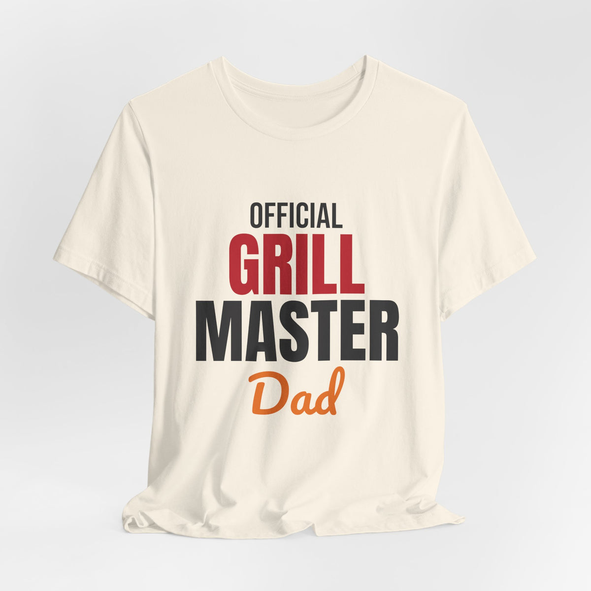 Official Grill Master Dad Shirt, BBQ Dad T-Shirt, Grilling Gift for Dad