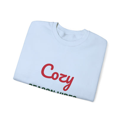 Cozy Season Vibes Sweatshirt, Winter Crewneck, Cozy Holiday Sweater