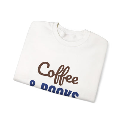Coffee and Books My Love Language Sweatshirt, Book Lover Crewneck
