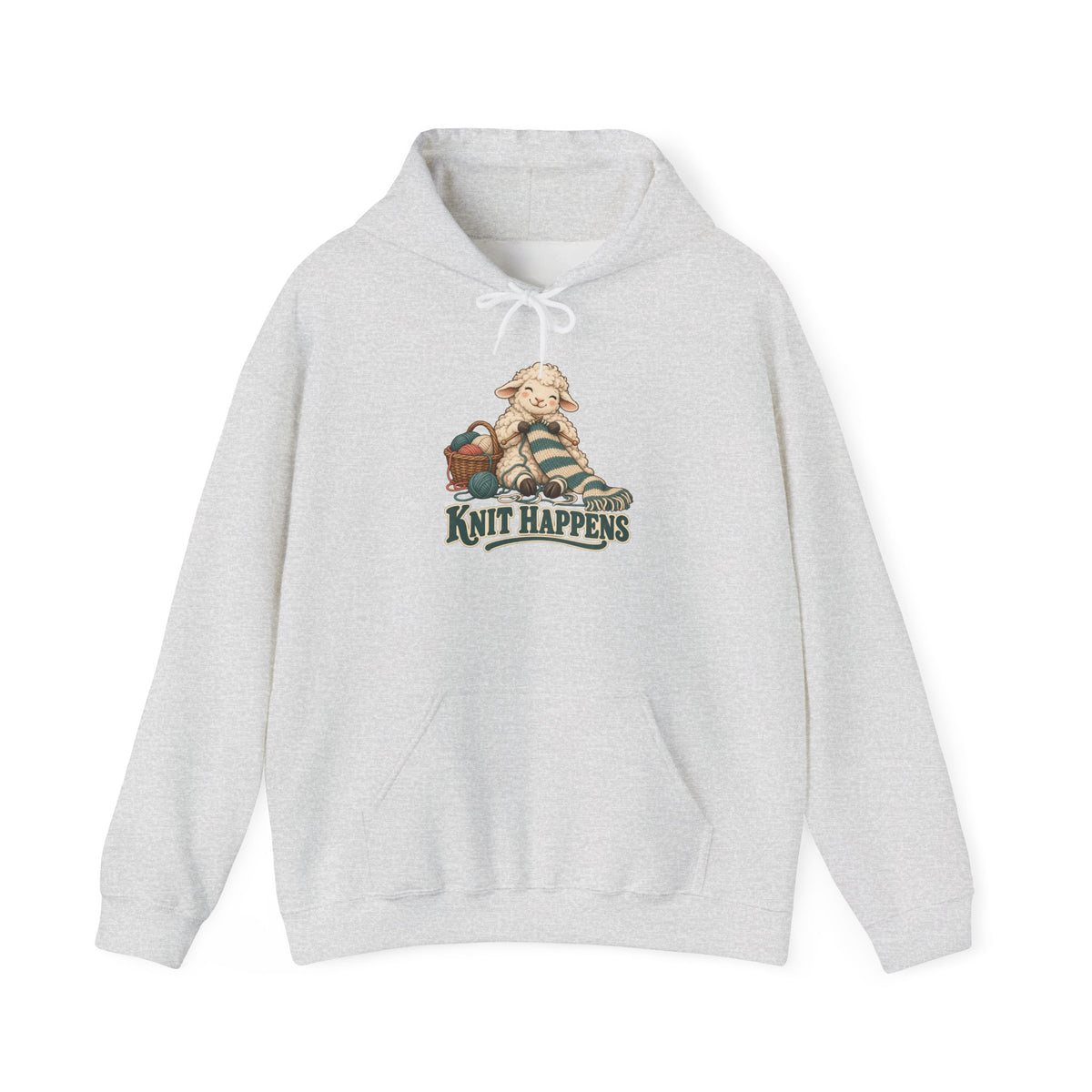 Knit Happens Knitting Sheep Hoodie, Knitting Sheep Hoodie