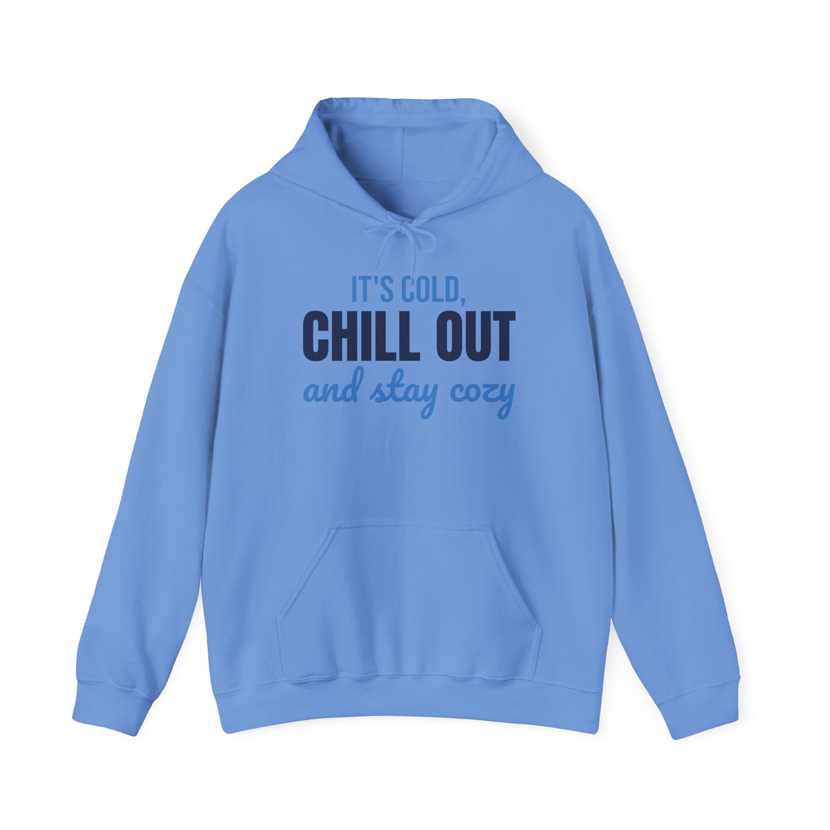 It's Cold Chill Out and Stay Cozy Hoodie, Cute Winter Hoodie