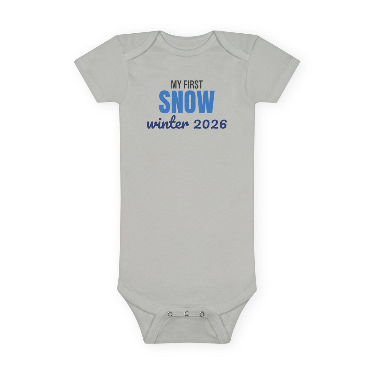 My First Snow Winter 2026 Baby Bodysuit