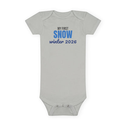 My First Snow Winter 2026 Baby Bodysuit