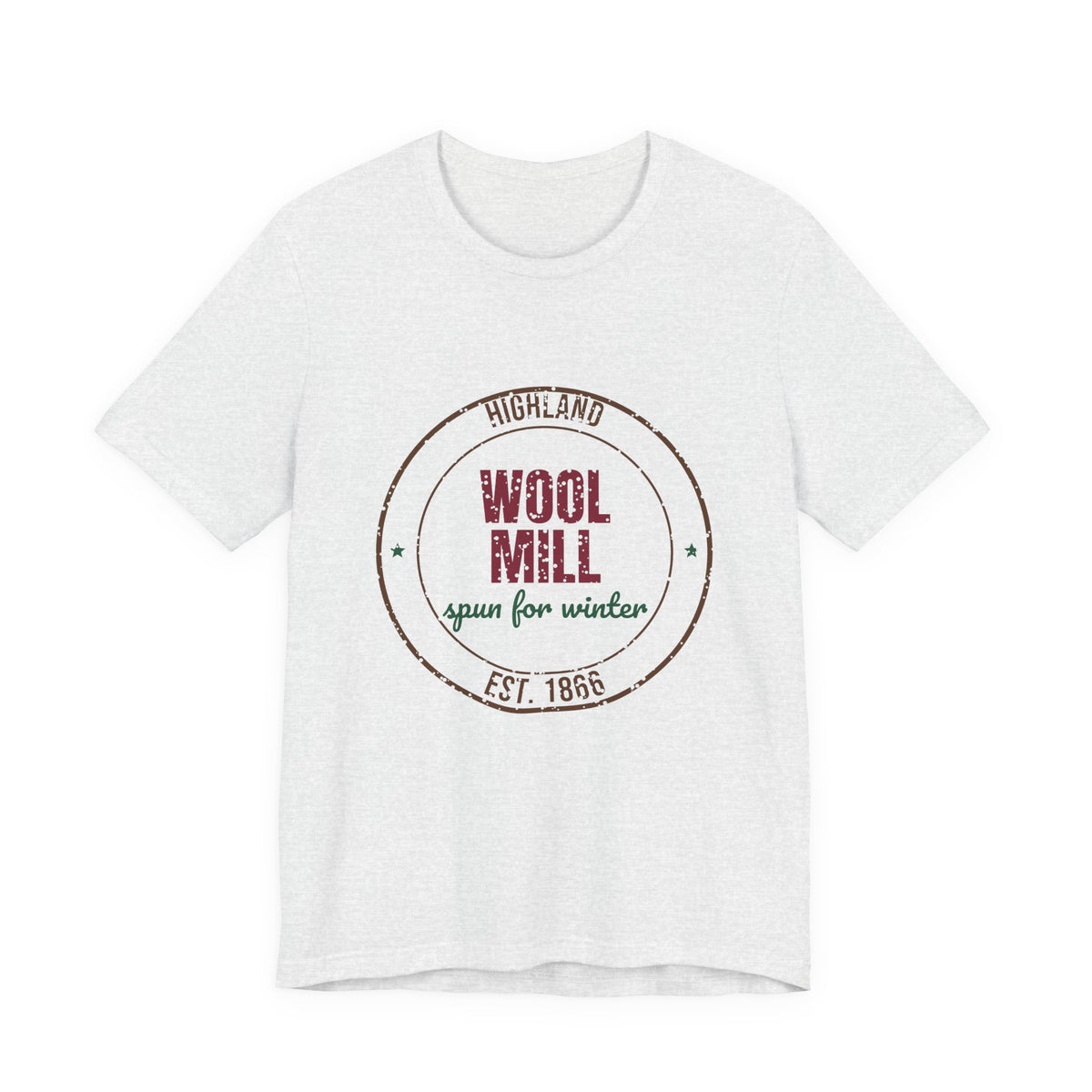 Highland Wool Mill Est. 1866 Shirt, Vintage Winter T-Shirt, Vintage Winter Gift
