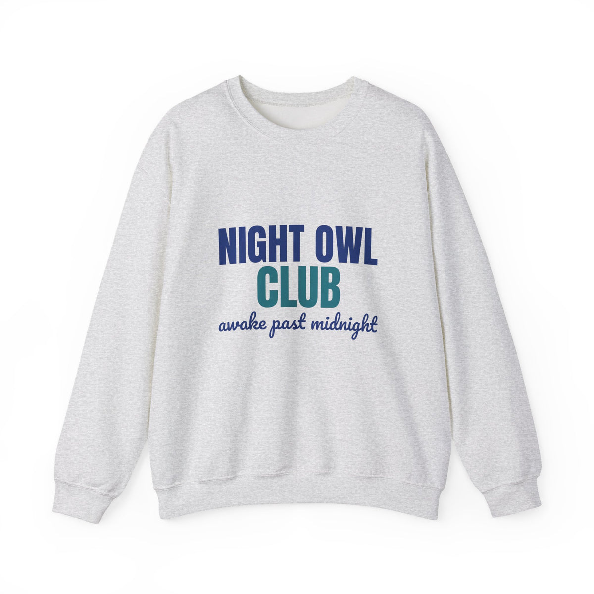 Night Owl Club Awake Past Midnight Sweatshirt, Night Owl Club Crewneck Sweatshirt