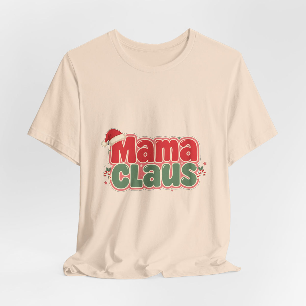 Mama Claus Shirt, Retro Christmas T-Shirt for Mom, Funny Holiday Mom Tee
