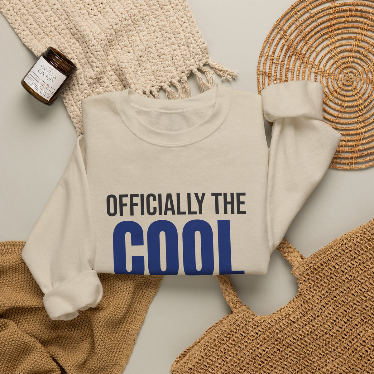 Officially the Cool Uncle Sweatshirt, Cool Uncle Crewneck