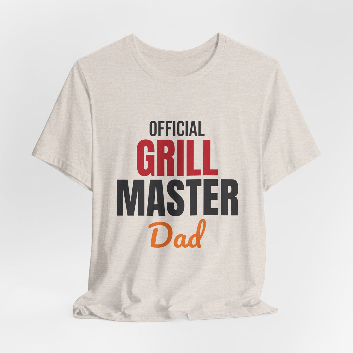 Official Grill Master Dad Shirt, BBQ Dad T-Shirt, Grilling Gift for Dad