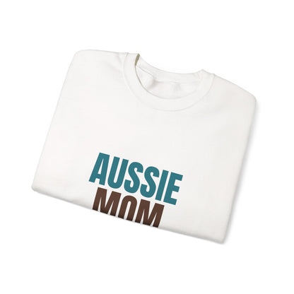 Aussie Mom Herding My Heart Since Day One Sweatshirt, Aussie Mom Crewneck Sweatshirt