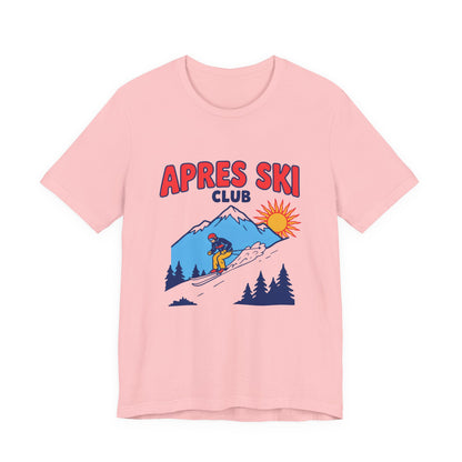 Apres Ski Club Shirt, Retro Ski T-Shirt, Skiing Tee
