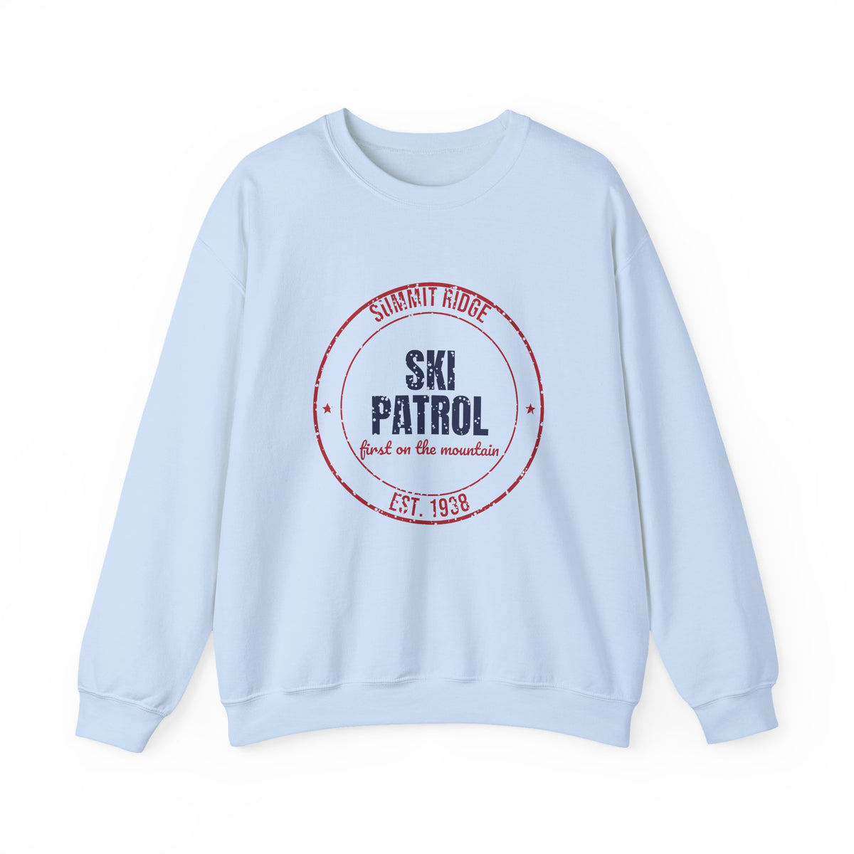 Summit Ridge Ski Patrol Est. 1938 Sweatshirt, Vintage Ski Crewneck Sweatshirt