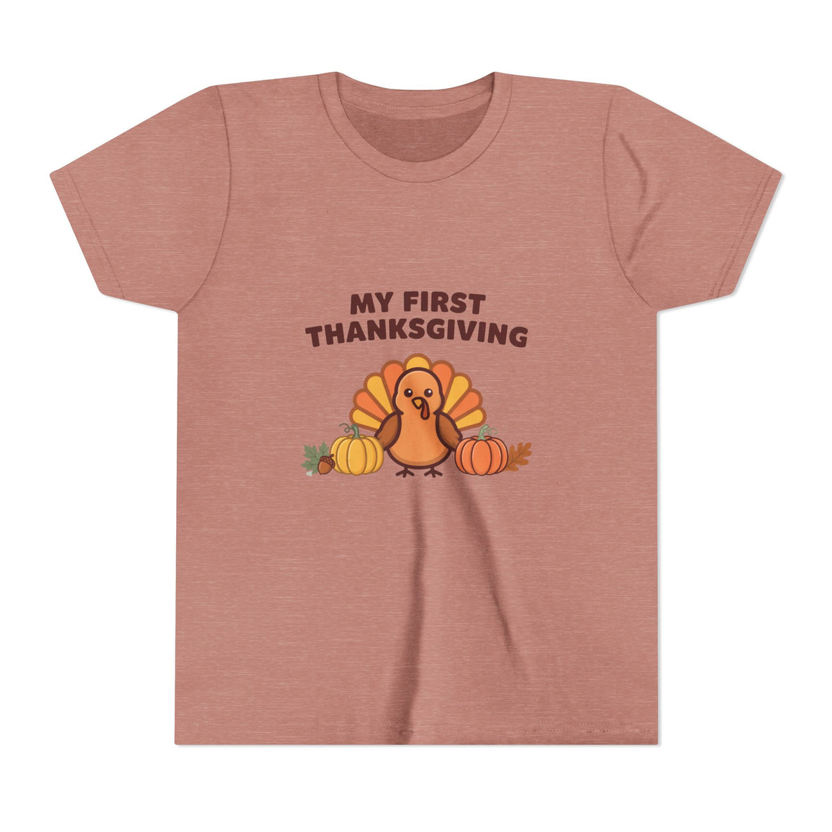 My First Thanksgiving Kids Shirt, Kids Thanksgiving Shirt, Youth Tee