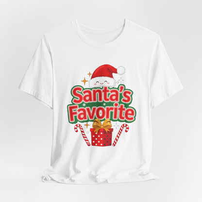 Santa's Favorite Shirt, Funny Christmas T-Shirt, Nice List Tee