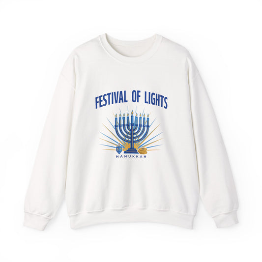 Festival of Lights Hanukkah Sweatshirt