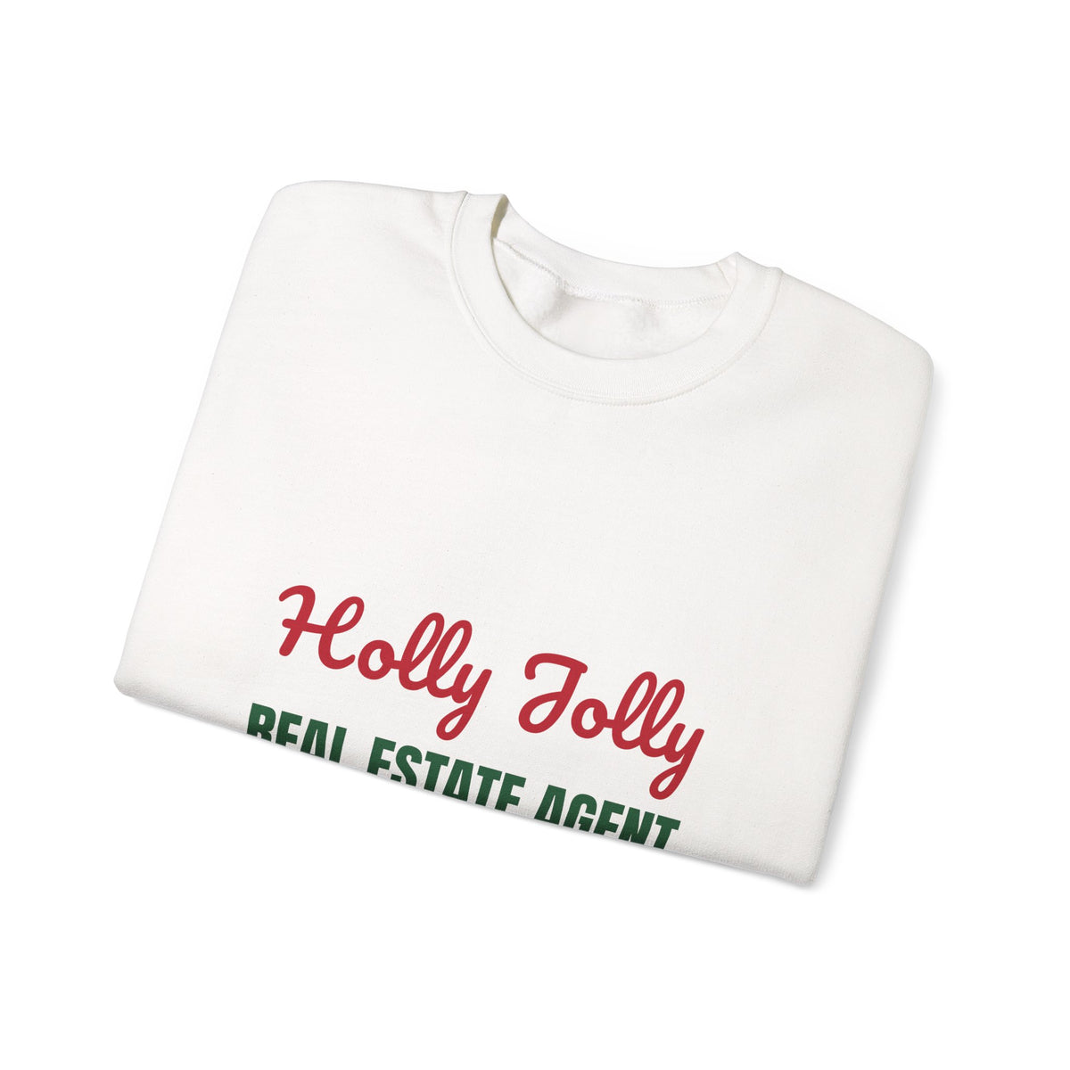 Holly Jolly Real Estate Agent Sweatshirt, Real Estate Agent Christmas Crewneck, Real Estate Agent Gift