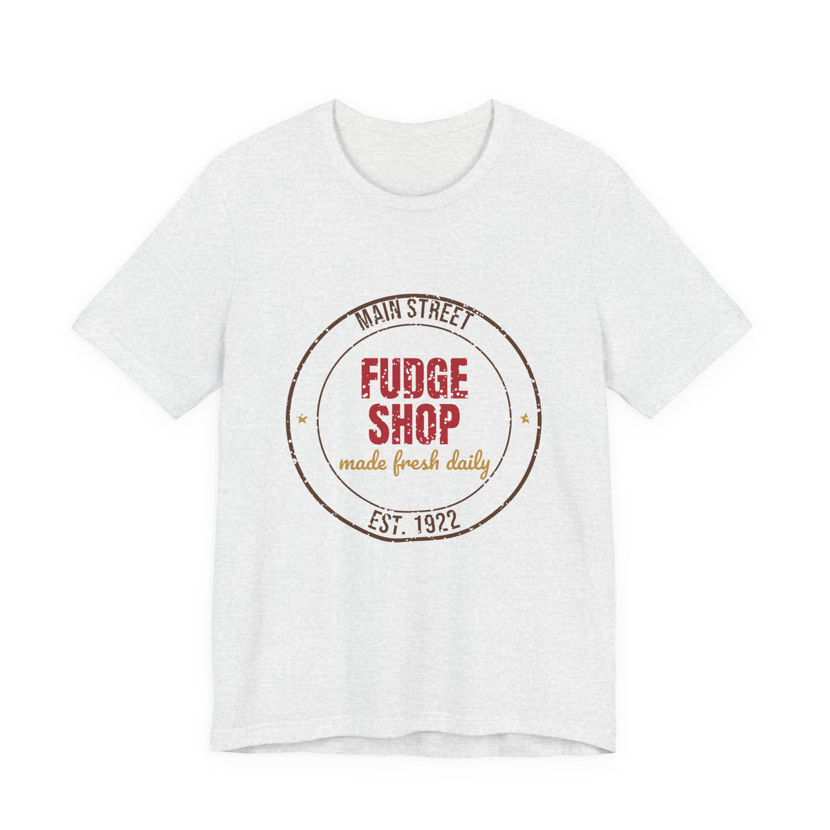 Main Street Fudge Shop Est. 1922 Shirt, Vintage Christmas T-Shirt, Vintage Christmas Gift