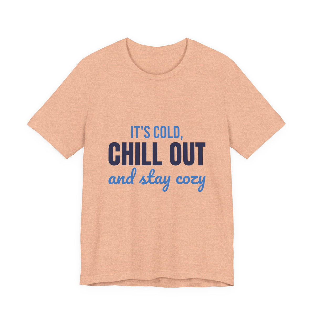 It's Cold Chill Out and Stay Cozy Shirt, Cute Winter T-Shirt, Cute Winter Gift