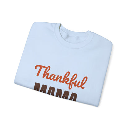 Thankful Mama Sweatshirt, Mom Thanksgiving Crewneck, Fall Sweatshirt