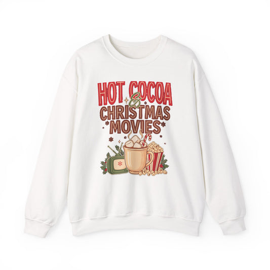 Hot Cocoa and Christmas Movies Sweatshirt