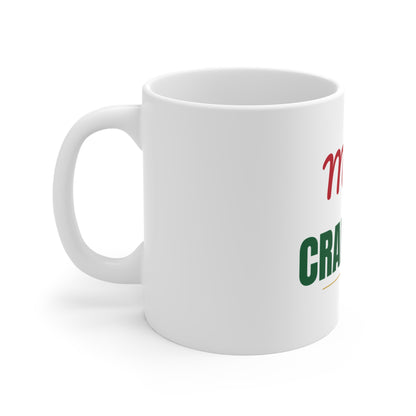 Merry Craftmas Mug, Crafter Christmas Coffee Mug 11oz