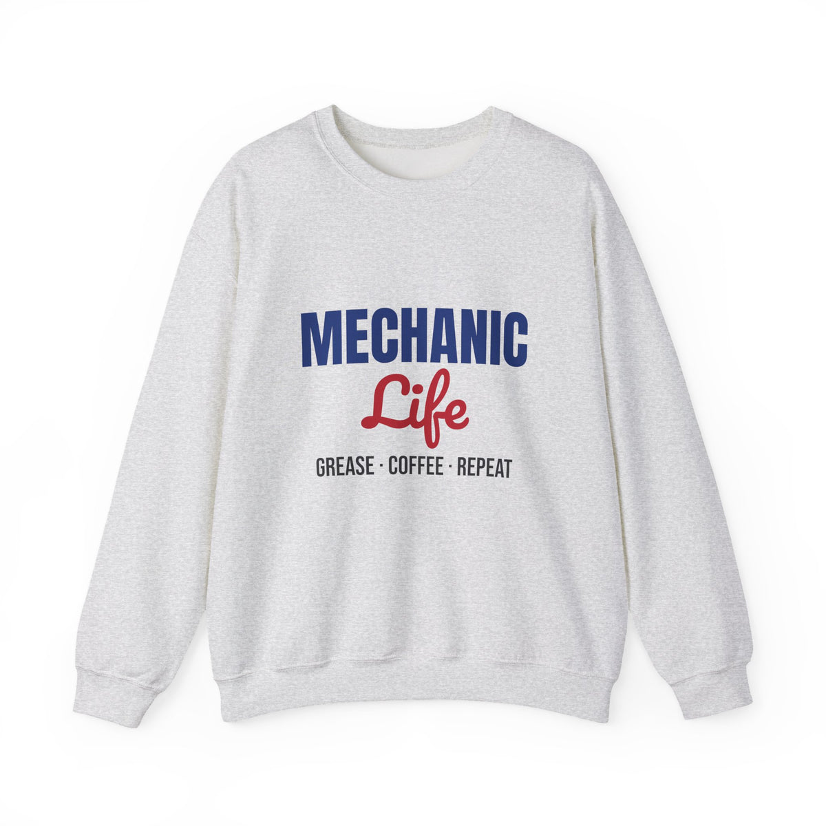 Mechanic Life Grease Coffee Repeat Sweatshirt