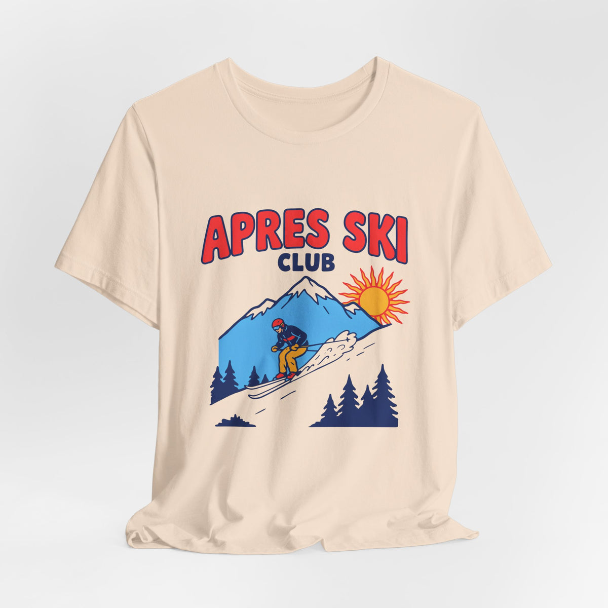 Apres Ski Club Shirt, Retro Ski T-Shirt, Skiing Tee