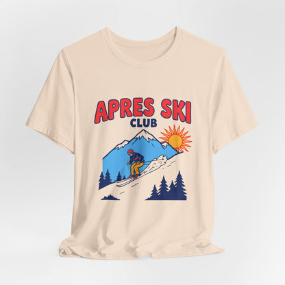 Apres Ski Club Shirt, Retro Ski T-Shirt, Skiing Tee
