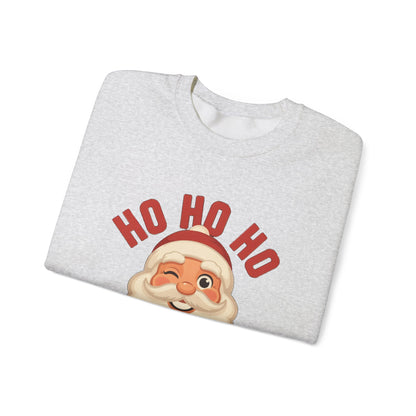 Ho Ho Ho Vintage Santa Sweatshirt, Retro Santa Christmas Crewneck, Classic Holiday Sweater